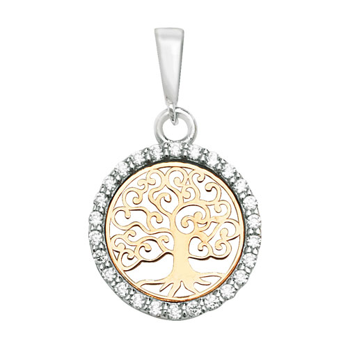 tree of life gold pendant